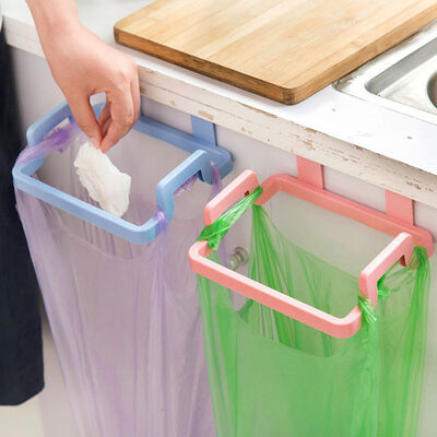 باب المطبخ الخلفي نوع رف سلة المهملات المنزلية المحمولة