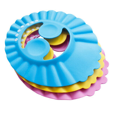 قبعات استحمام للأطفال من EVA قابلة للتعديل مع حماية للأذن