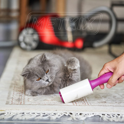بكرة إزالة الشعر من الوبر البلاستيكية القابلة لإعادة الاستخدام للملابس 400 ورقة
