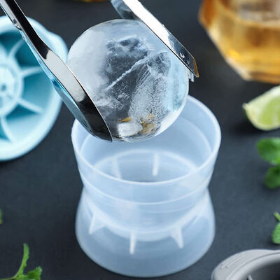 كبيرة مستديرة صانع الكرة الجليد سيليكون المجال قالب علبة مكعبات الثلج لكوكتيلات الويسكي